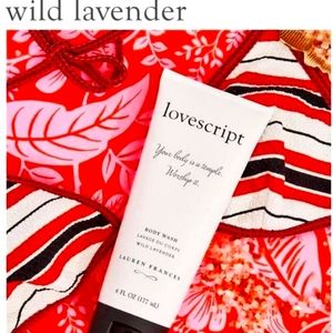 Lovescript Wild Lavender Body Wash Brand New!